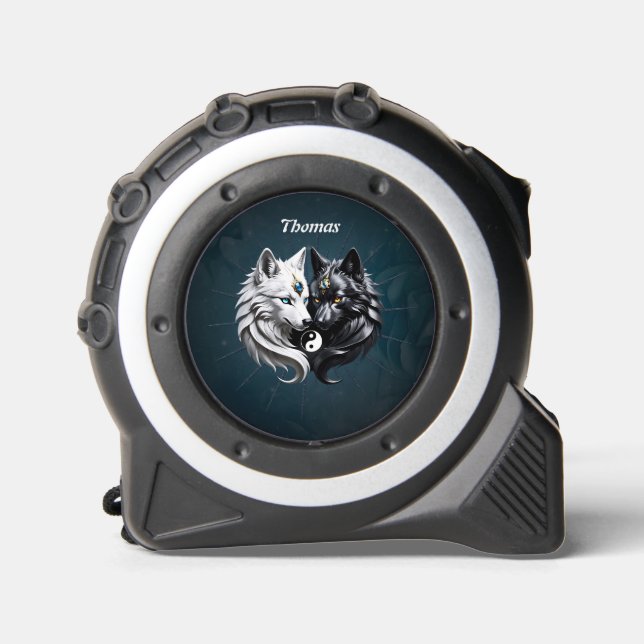 Yin Yang Wolves. Maßband (Vorderseite)
