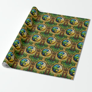 Yin Yang Wrapping Paper Geschenkpapier