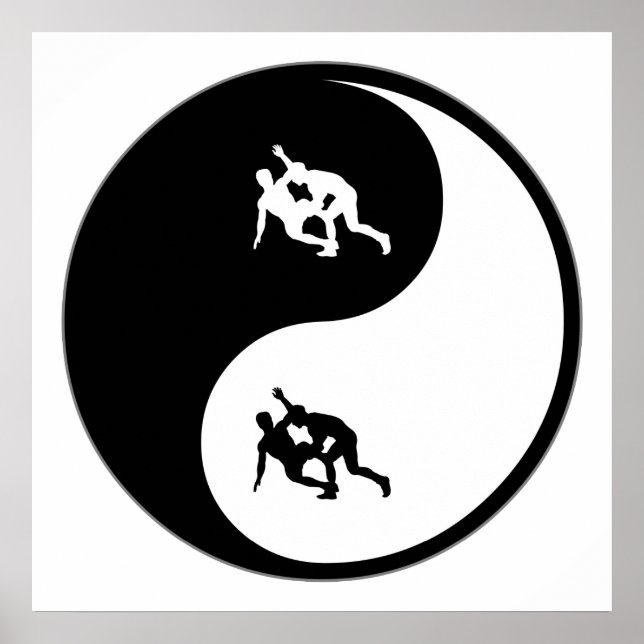 Yin Yang Wrestling Poster (Vorne)