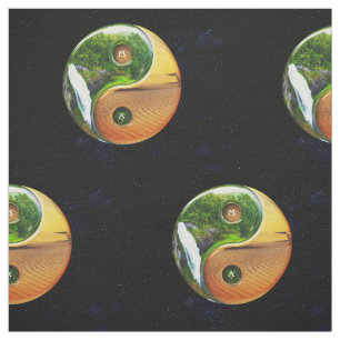 Yin Yang Wüsten-und Dschungel-Taoismus Stoff