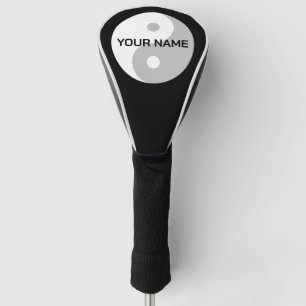 Yin Yang Yang-Symbol personalisiert Golf Headcover