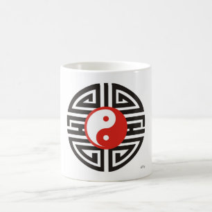 Yin Yang Yantra Tattoo Kaffeetasse