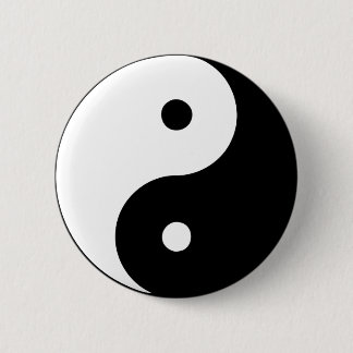 Yin Yang Ying Taoismus-Zeichen-Chinese Taijitu Button