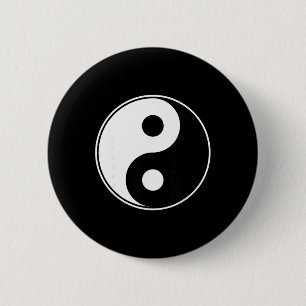 Yin Yang Yoga Namaste Omm Buddhistisch Zhen Spirit Button