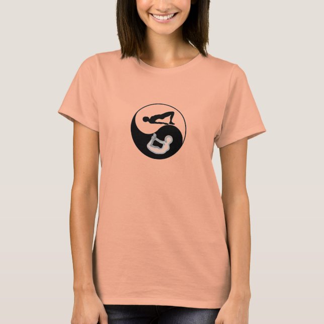 Yin-Yang Yoga T-Shirt (Vorderseite)