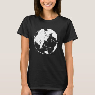 Yin Yang Yoga Zen Cats - Yoga Cat T-Shirt