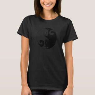 Yin Yang Yoga Zen Süße Katzen für Katze T-Shirt