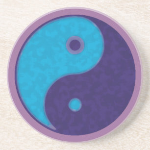 Yin Yang Zen Meditation Tao Sandstein Untersetzer