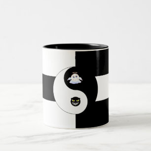 Yin Yang Zweifarbige Tasse