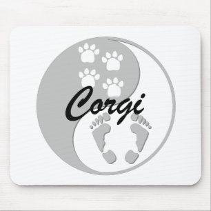 yin Yangcorgi Mousepad