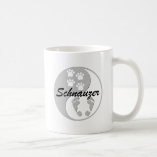 yin Yangschnauzer Kaffeetasse