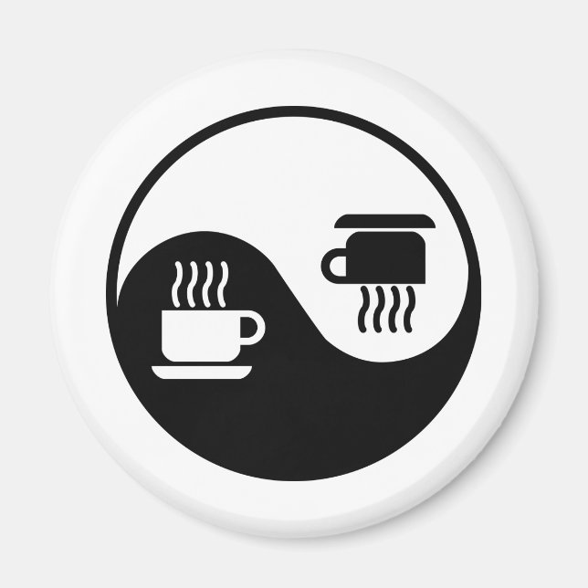 Ying and Yang of Coffee Magnet (Vorne)