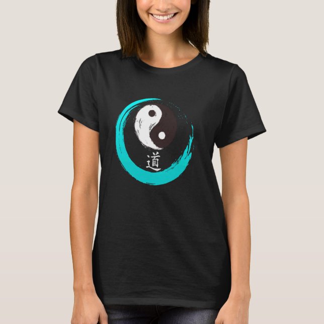 Ying und Yang Body und Soul Chinesische Symbole Ch T-Shirt (Vorderseite)