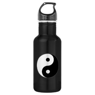 Ying und Yang Edelstahlflasche
