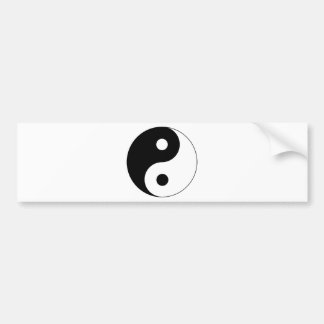 Ying Yang Autoaufkleber