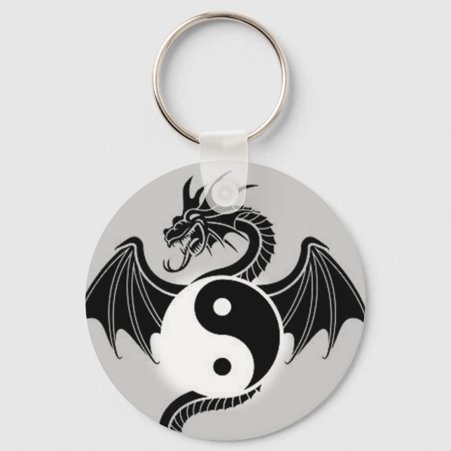 Ying-Yang Dragon Schlüsselanhänger (Vorderseite)