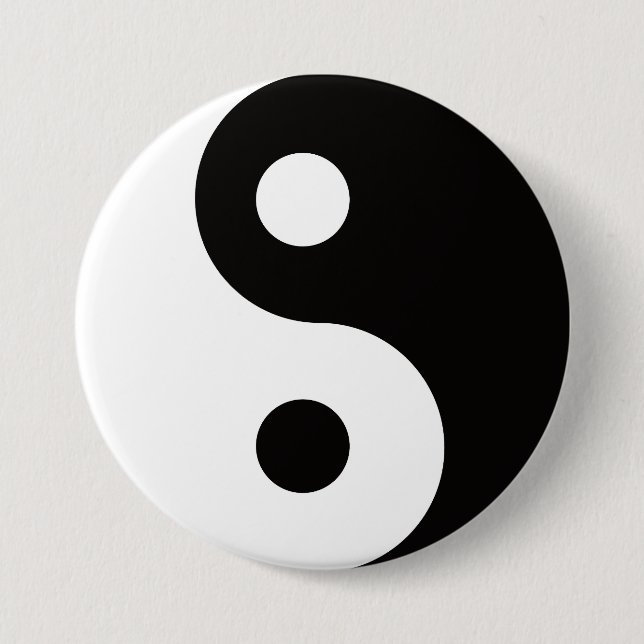 Ying Yang Duales Button (Vorderseite)