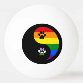 Ying Yang Genderqueer Ping Pong Ball Tischtennisball