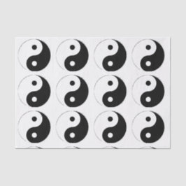 Ying Yang Gift Wrap Tissue Seidenpapier