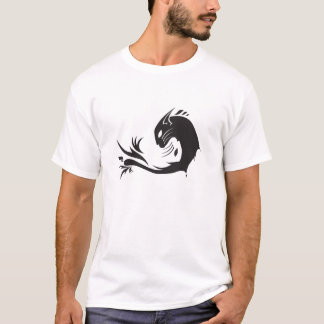 Ying Yang Katzen T-Shirt