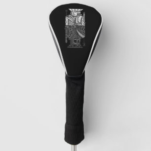 Ying Yang King Golf Headcover
