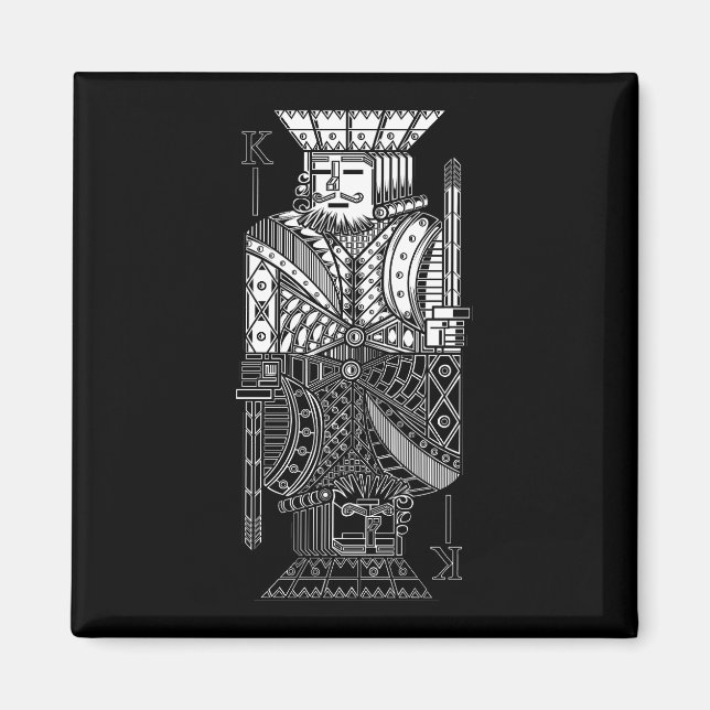 Ying Yang King Magnet (Vorne)