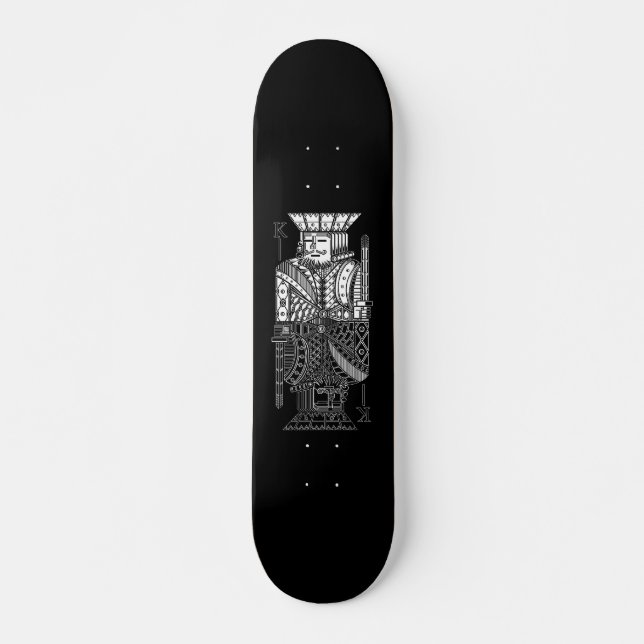 Ying Yang King Skateboard (Vorne)