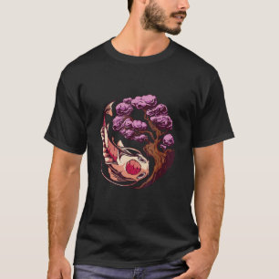 Ying & Yang Koi Fish Sakura Männer Frauen Japan T-Shirt