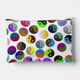 Ying Yang Kreise Farbige Muster Zubehörtasche