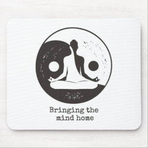 Ying Yang Lanze Taoismus Meditation Tai Chi Yoga Mousepad