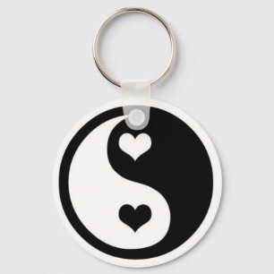Ying Yang Liebe Schlüsselanhänger