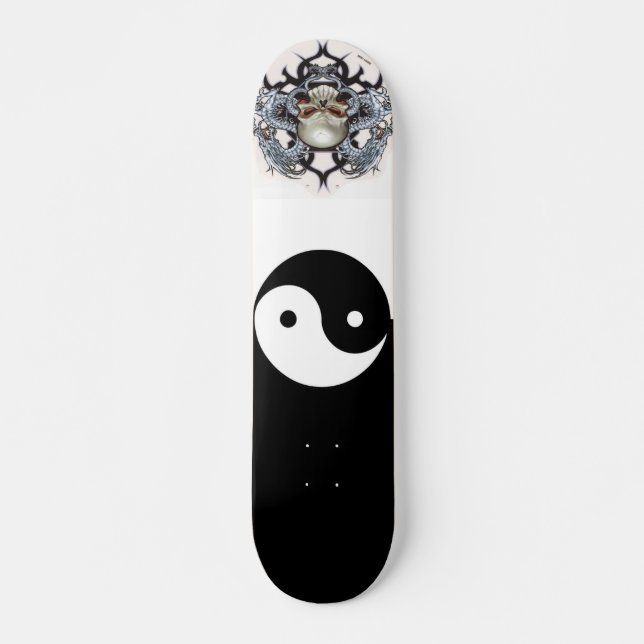 Ying-Yang Skateboard (Vorne)