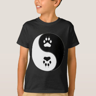 Ying Yang Tatzen-Druck T-Shirt