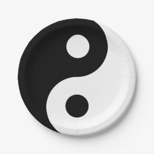 Ying Yang Verein Pappteller