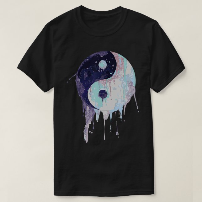 Ying Yang Watercolor T-Shirt (Design vorne)