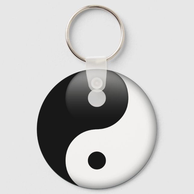 Ying Yang - Yin und Yang Taoismus Schlüsselanhänger (Vorderseite)