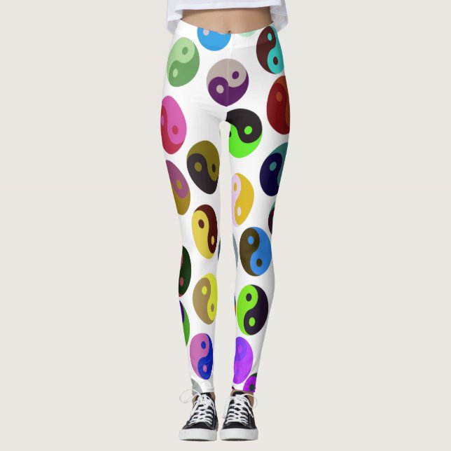 Ying Yang Yoga Leggings (Vorderseite)