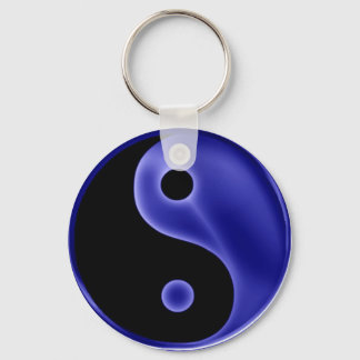 YingYang-blau Schlüsselanhänger