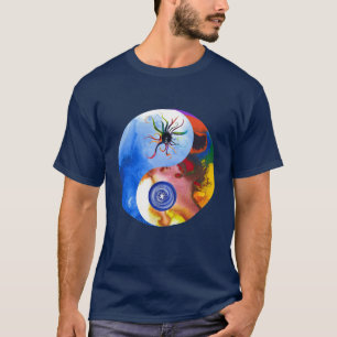 YinYang Archangel Luci Michael Tshirt