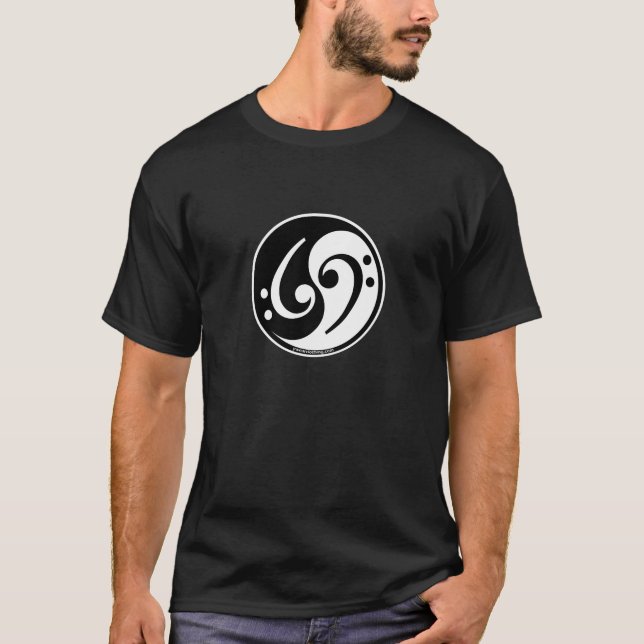 YinYang Baß T-Shirt (Vorderseite)