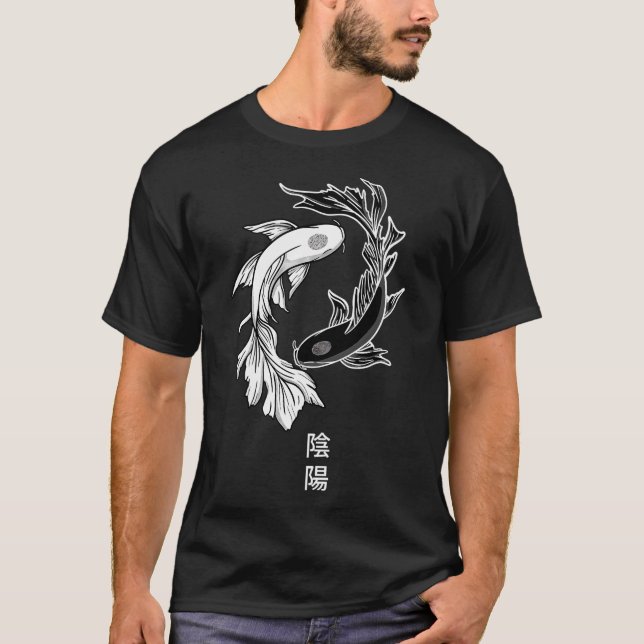 Yinyang Koi T-Shirt (Vorderseite)