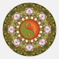 YinYang Mandala Scopes Sticker