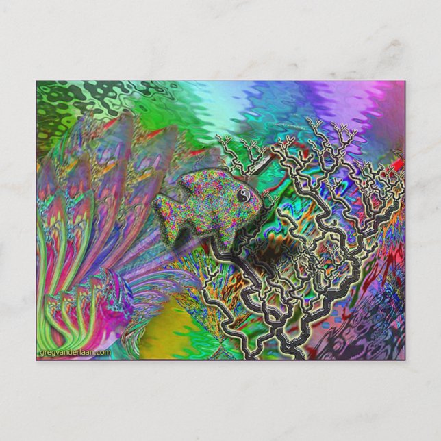 Yinyang Postkarte (Vorderseite)