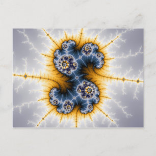 Yinyang Twister - Fraktal Postkarte