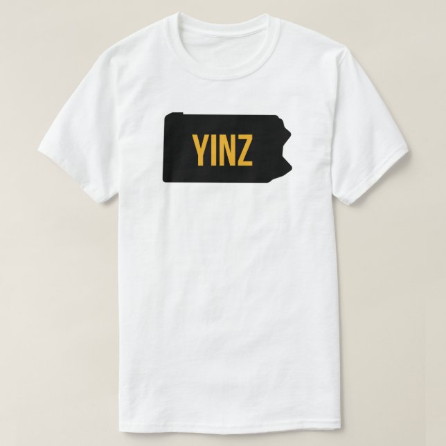 Yinz Pennsylvania T - Shirt (Design vorne)