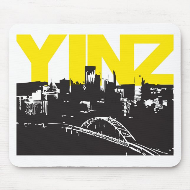 Yinz Pittsburgh Mousepad (Vorne)