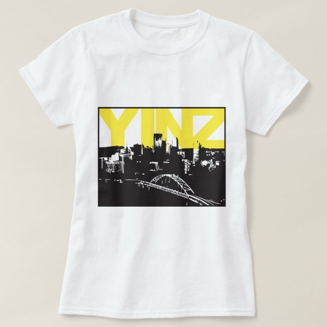Yinz Pittsburgh T-Shirt (Design vorne)
