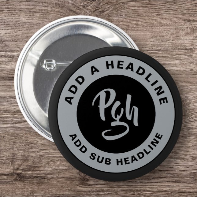 Yinz Runde Spange Benutzerdefiniert Burgh Retro Pg Button (Von Creator hochgeladen)