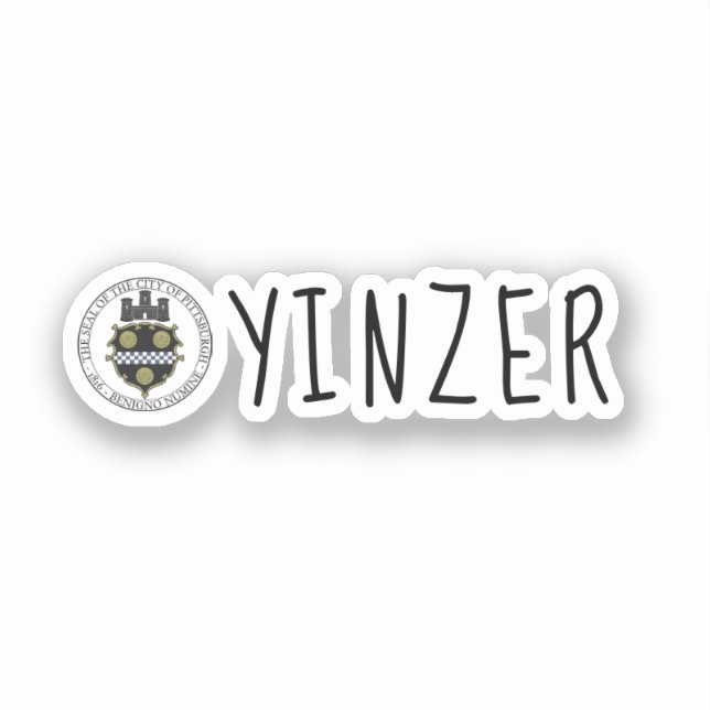 Yinzer Aufkleber (Vorderseite)