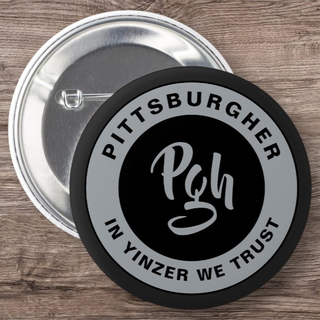 Yinzer Clasp Custom Outerwear Burgh Vintag Pgh Button (Von Creator hochgeladen)